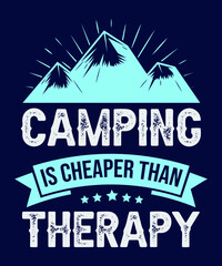 Camping Hiking Nature Mountain River Vintage adventure Graphic Illustration Vector Art for T-shirts, mugs, Stickers, and many more