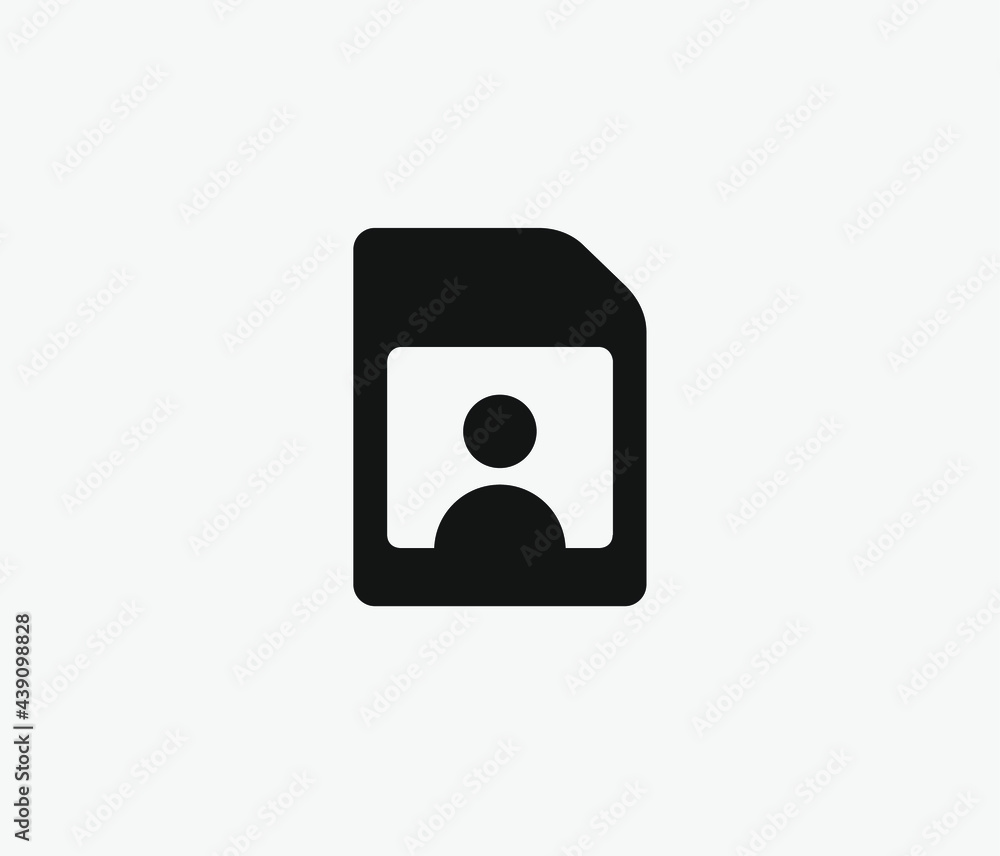 Poster card data vector icon. editable stroke. symbol in line art style for design, presentation, website o