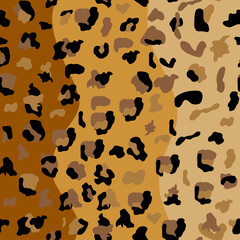 Fashionable Leopard Seamless Pattern. Stylized Spotted Leopard Skin Background for Fashion