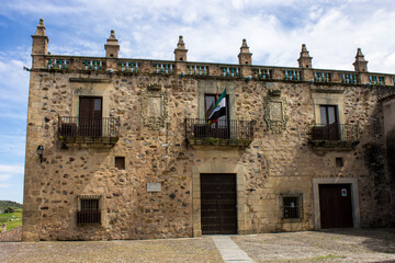 Caceres, Spain. The Palacio de las Veletas (Veletas Palace), sea of the Caceres Museum in the Old...