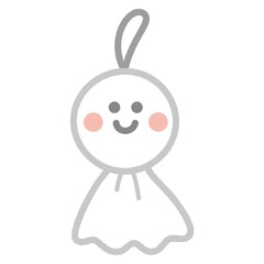てるてる坊主　かわいいイラスト