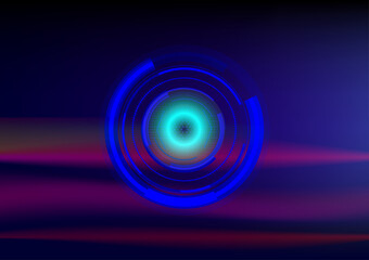 Abstract ball circle triangle net world space technology backgrounds wallpaper vector illustration EPS10 06132021