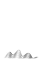 Frames of capron tape on A4 sheet, surreal, graphics