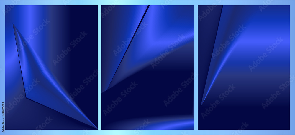 Aufkleber modern style abstract metallic background with blend effect lines. conceptual abstract background. w