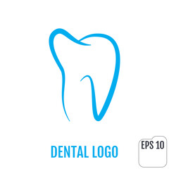 Dental logo. Dental clinic icon design. Tooth