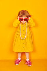 baby in fashion look