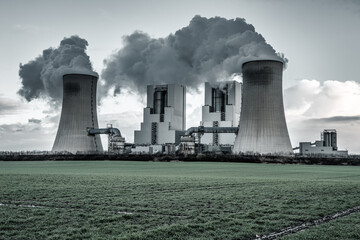 Neurath lignite power plant in Germany.
