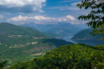 View of the Lugano's lake 