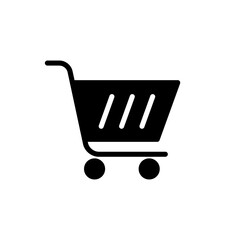 Shopping Cart icon Vector Illustration. Shopping Cart vector icon design for e-commerce, online store and marketplace. Shopping Cart icon vector for website, mobile, logo, symbol, button, sign, app