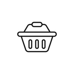 Shopping Cart icon Vector Illustration. Shopping Cart vector icon design for e-commerce, online store and marketplace. Shopping Cart icon vector for website, mobile, logo, symbol, button, sign, app