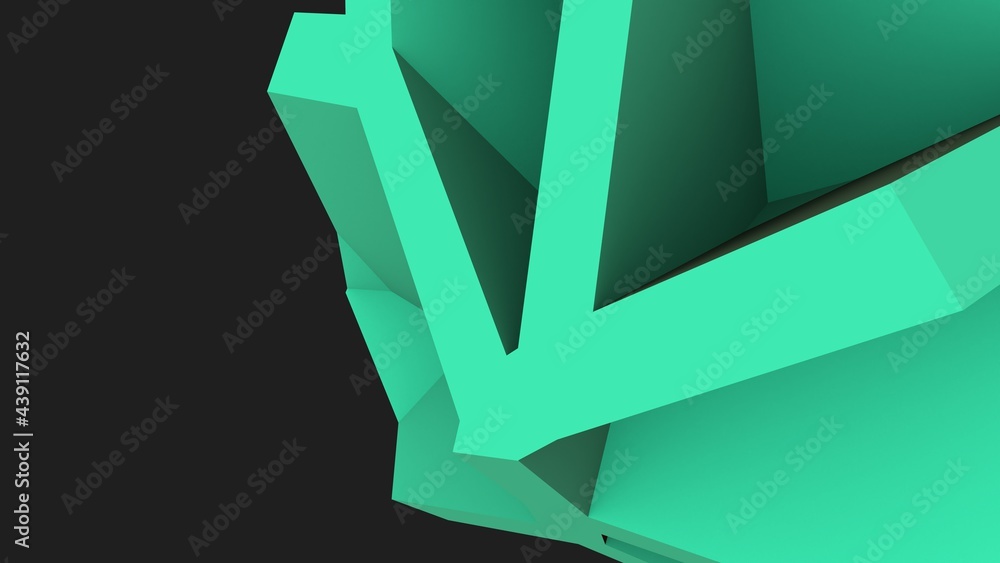 Poster abstract screensaver on the desktop in the form of polygonal planes on a gray background. geometric 