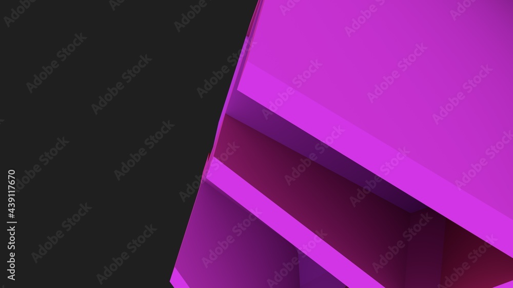 Poster abstract screensaver on the desktop in the form of polygonal planes on a gray background. geometric 