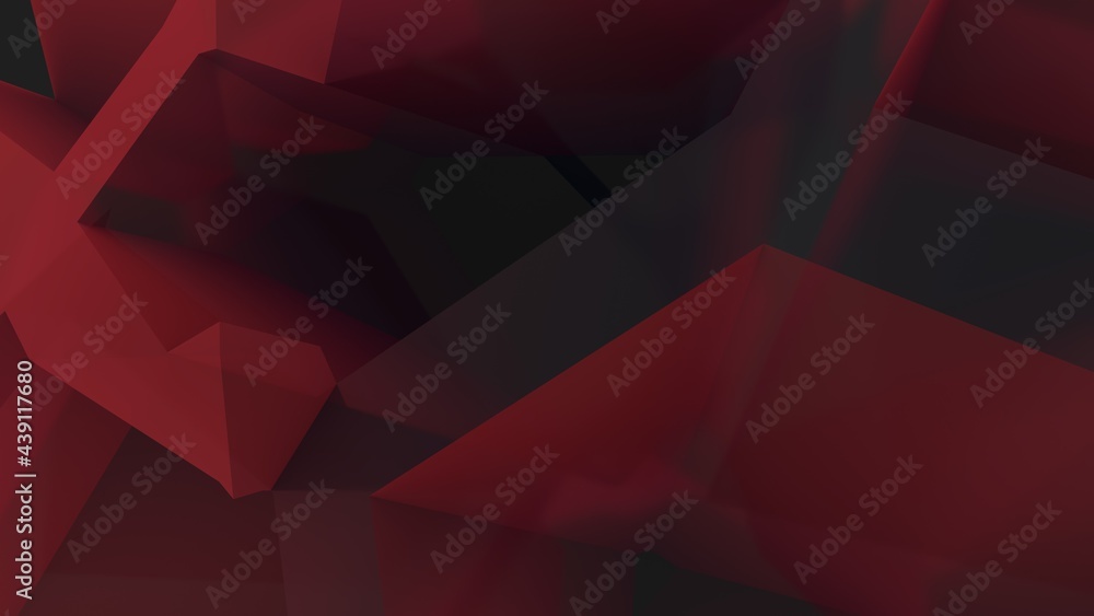 Poster abstract screensaver on the desktop in the form of polygonal planes on a gray background. geometric 