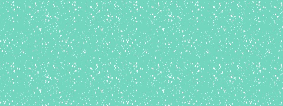 snowfall in green forest bg, abstract snow background, christmas background in winter