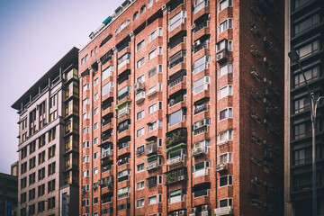 Fototapeta premium Residential building in Taipei, Taiwan