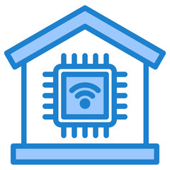 smarthome blue style icon