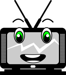Vector Cartoon Television