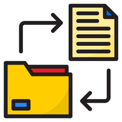 file color line style icon