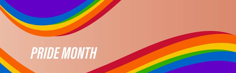 vector illustration for LGBTQ pride day, the month of pride