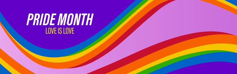 vector illustration for LGBTQ pride day, the month of pride