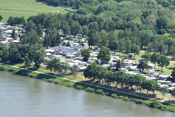 Remagen mit Campingplatz am Rhein