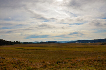 Fototapeta premium landscape with clouds