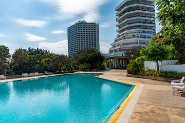 swimming pool in hotel