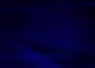 Niebieskie tło z kropkami, 3d, zamazane fragmenty