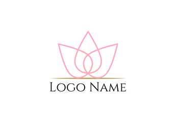Obraz premium Abstract cosmetic logo vector