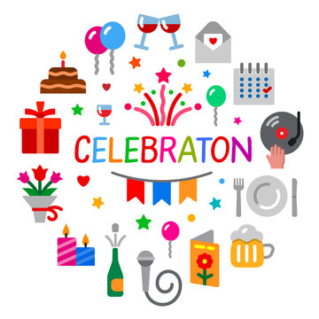 celebration concept icon