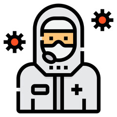 Protective Suit line icon