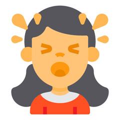 Girl flat icon
