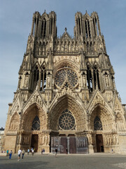Fototapeta na wymiar Cathédrale de Reims, France