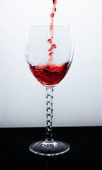 red wine splash