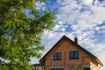 construction of a new house.