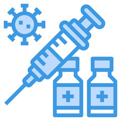 Vaccine line icon