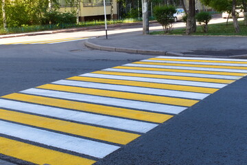 crossing on the street