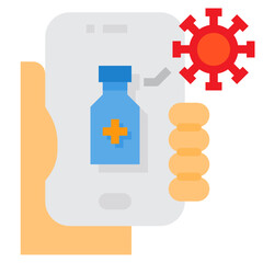 Smartphone flat icon