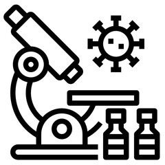 Laboratory line icon