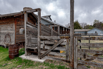 Typical Idaho Farm buildings and implements