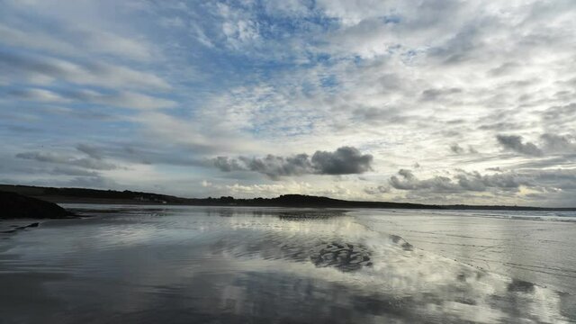 Plage de Kervel. Finistere, Brittany. Beach close to Douarnenez on the west coast of Brittany.