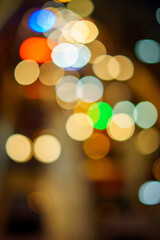 christmas background, background of colorful lights, background of colorful bokeh