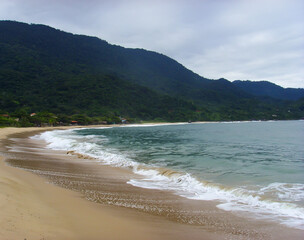 beach in the morning