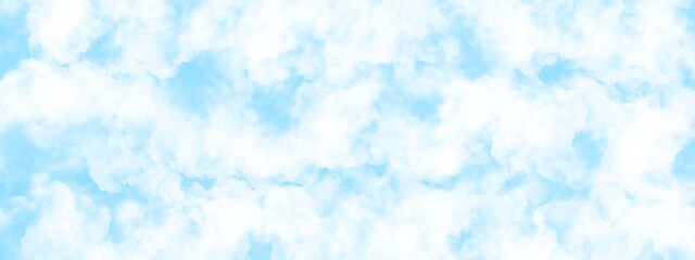 Fototapeta na wymiar light blue sky with abstract fluffy cloud background