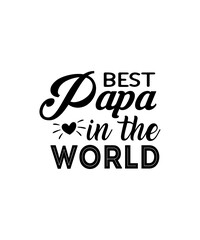 Best papa in the world svg design