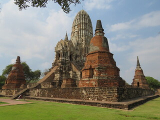 Ruines Ayutthaya Thaïlande Temple