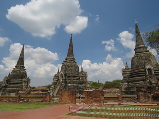 Obraz premium Temple Thailande Pagode Ayutthaya