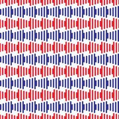 Abstract blue and red patterns on white background, Abstract vector wallpaper, Seamless pattern background.