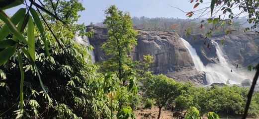 Athirapilly Waterfalls in Kerala, India