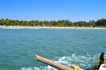  Beach with Public seen from the Ocean